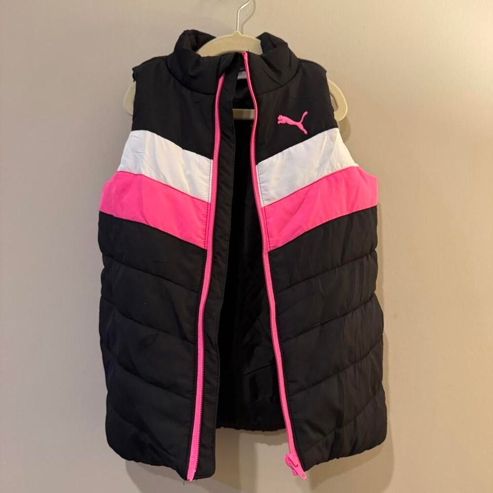 Puma Girl's Puffer Vest Gilet Size XS